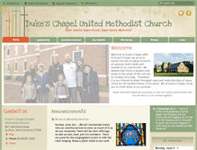 Tablet Screenshot of dukeschapel.org